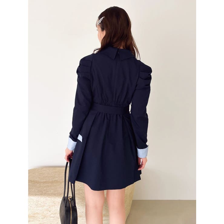 ビッグカラートレンチミニワンピース | dazzlin | 詳細画像18 