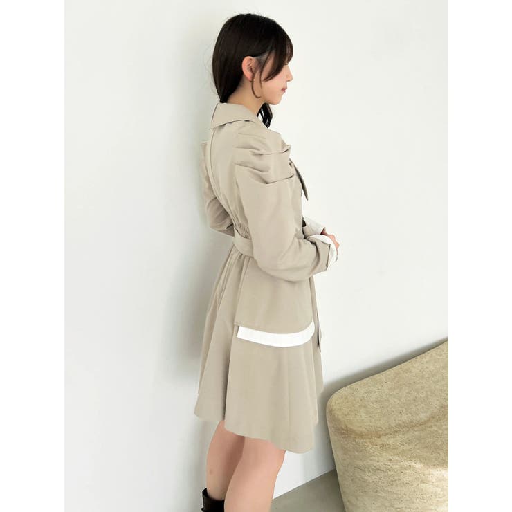 ビッグカラートレンチミニワンピース | dazzlin | 詳細画像24 