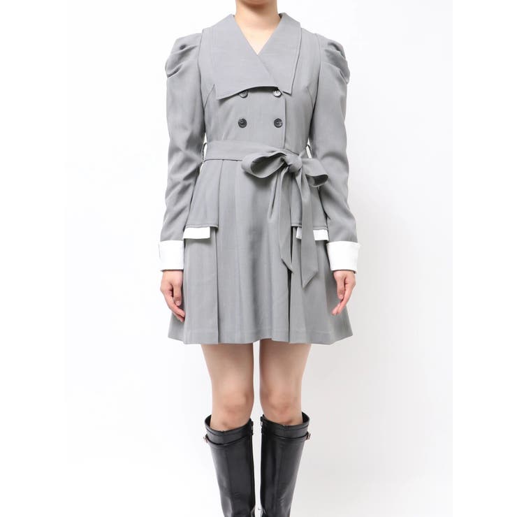 ビッグカラートレンチミニワンピース | dazzlin | 詳細画像30 