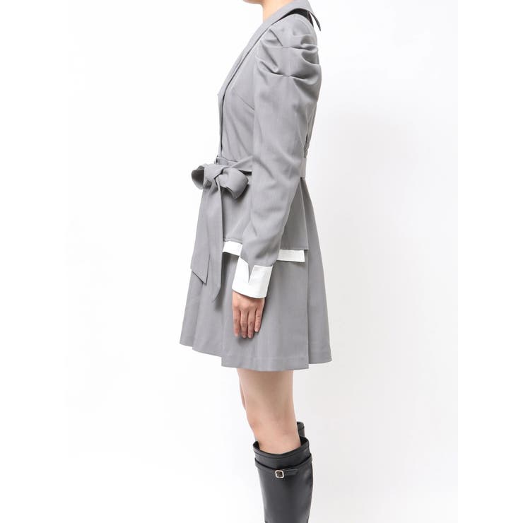 ビッグカラートレンチミニワンピース | dazzlin | 詳細画像31 