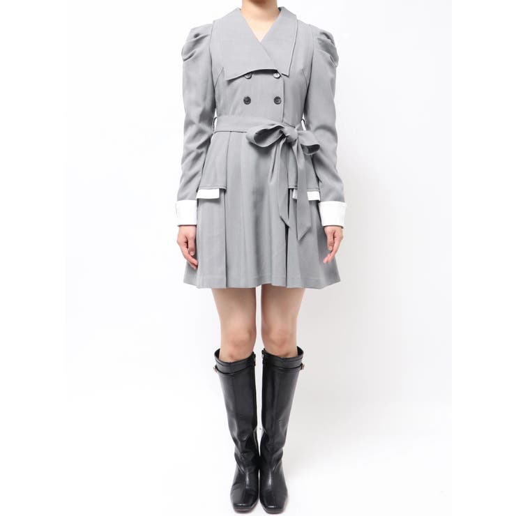 ビッグカラートレンチミニワンピース | dazzlin | 詳細画像37 