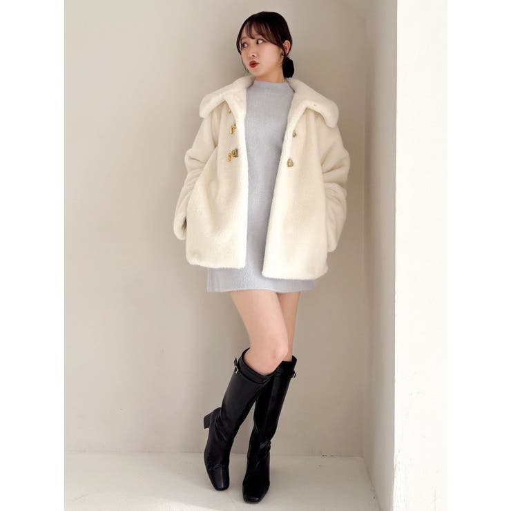 【WEB限定】オープンショルダーミニワンピース | dazzlin | 詳細画像30 