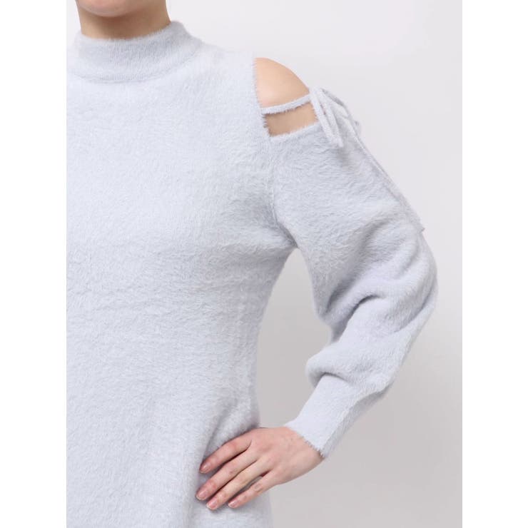 【WEB限定】オープンショルダーミニワンピース | dazzlin | 詳細画像35 