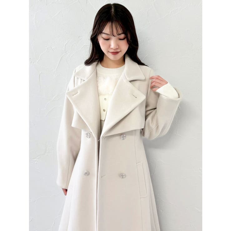 【追加生産分】オフショルファードッキングニットワンピース | dazzlin | 詳細画像16 