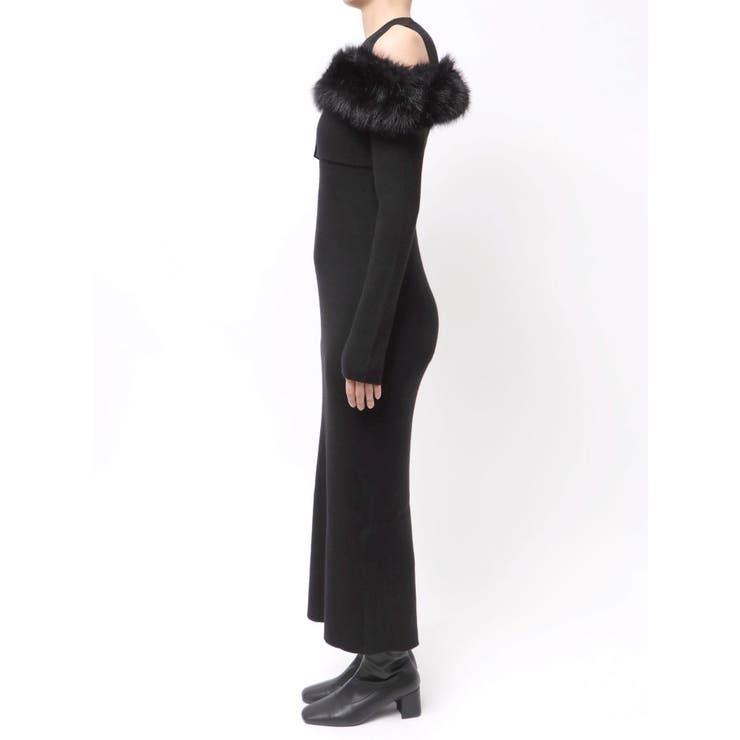 【追加生産分】オフショルファードッキングニットワンピース | dazzlin | 詳細画像38 