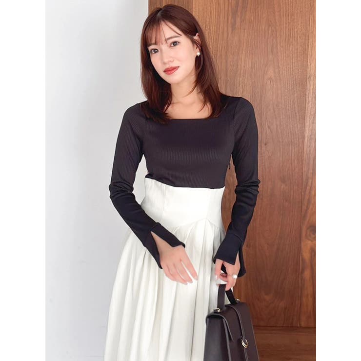 カットドッキングタックバルーンワンピース | dazzlin | 詳細画像11 