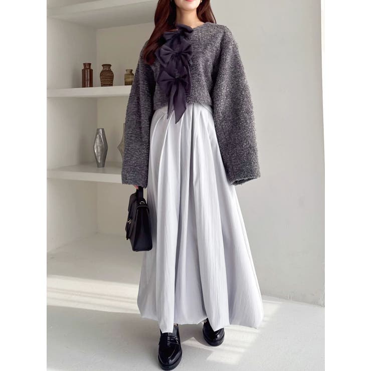 カットドッキングタックバルーンワンピース | dazzlin | 詳細画像16 