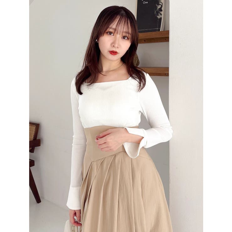 カットドッキングタックバルーンワンピース | dazzlin | 詳細画像25 