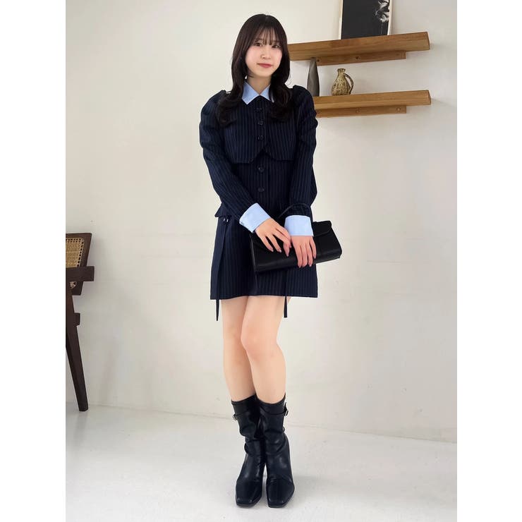 パフスリーブレイヤードミニワンピース | dazzlin | 詳細画像29 