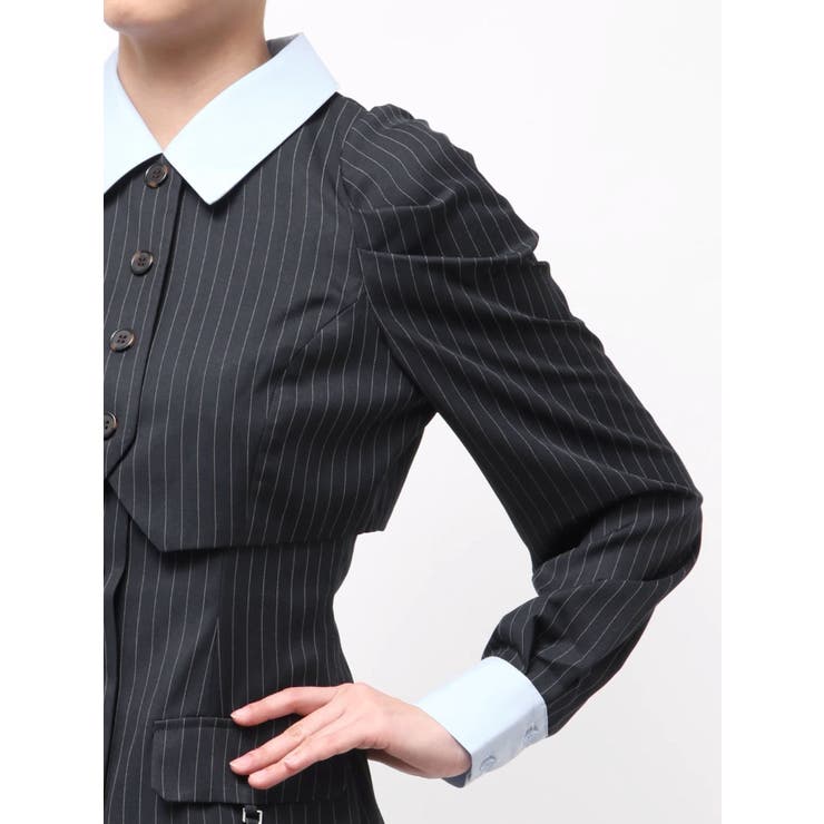 パフスリーブレイヤードミニワンピース | dazzlin | 詳細画像42 