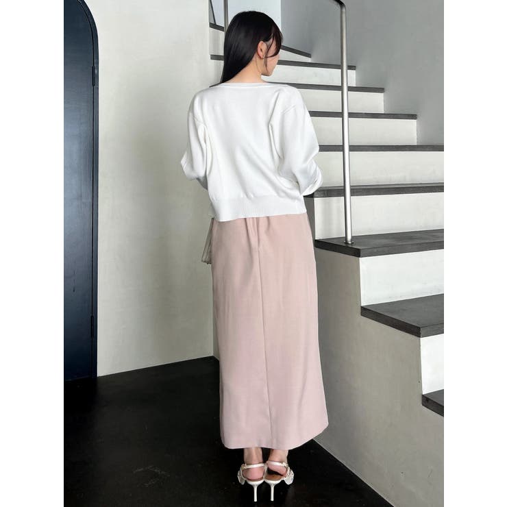 リボンデザインIラインワンピース | dazzlin | 詳細画像17 