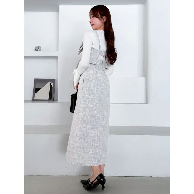 リボンデザインIラインワンピース | dazzlin | 詳細画像8 