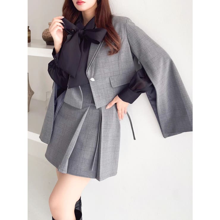 2WAYボウタイタックペプラムブラウスⅡ | dazzlin | 詳細画像11 