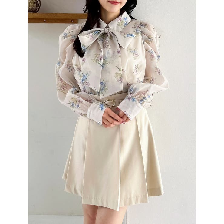 2WAYボウタイタックペプラムブラウスⅡ | dazzlin | 詳細画像33 