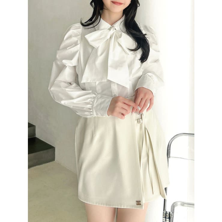 2WAYボウタイタックペプラムブラウスⅡ | dazzlin | 詳細画像39 