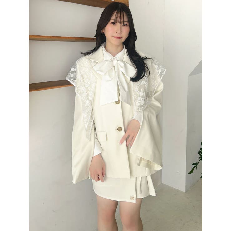 2WAYボウタイタックペプラムブラウスⅡ | dazzlin | 詳細画像45 