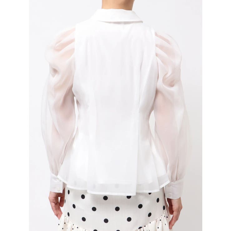 2WAYボウタイタックペプラムブラウスⅡ | dazzlin | 詳細画像50 