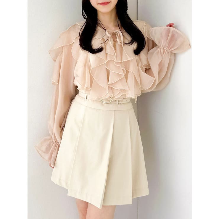 シアーウェーブフリルブラウス | dazzlin | 詳細画像22 