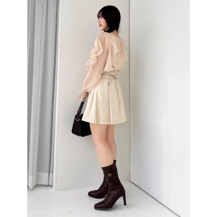 シアーウェーブフリルブラウス | dazzlin | 詳細画像24 