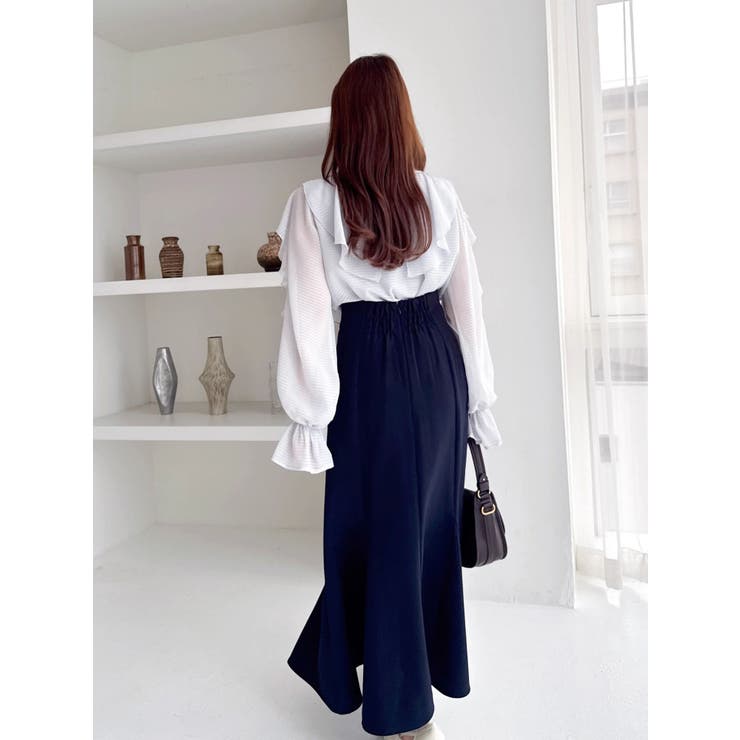 シアーウェーブフリルブラウス | dazzlin | 詳細画像29 