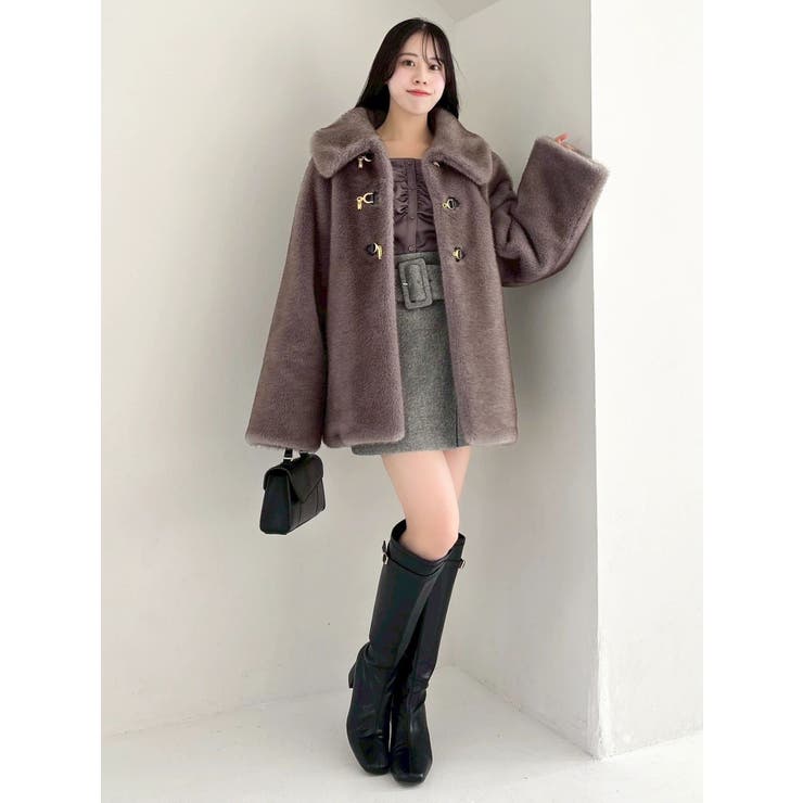 【久間田琳加コラボ】サテンオフショルシャツ | dazzlin | 詳細画像16 