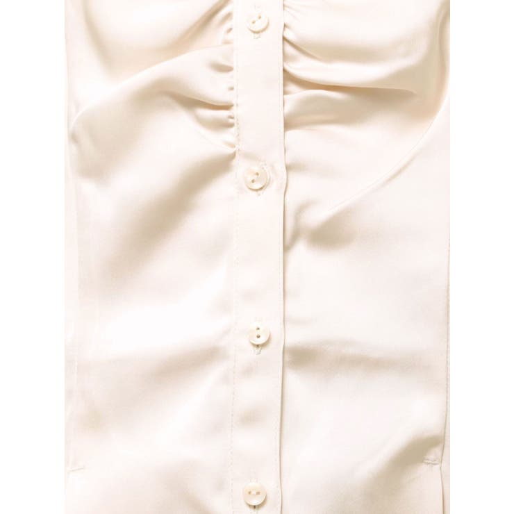 【久間田琳加コラボ】サテンオフショルシャツ | dazzlin | 詳細画像38 