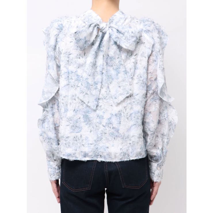 ヘアリーフラワーシフォンブラウス | dazzlin | 詳細画像32 