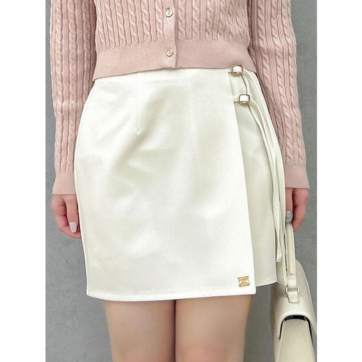 アイボリー | サイドリボンスカパン | dazzlin