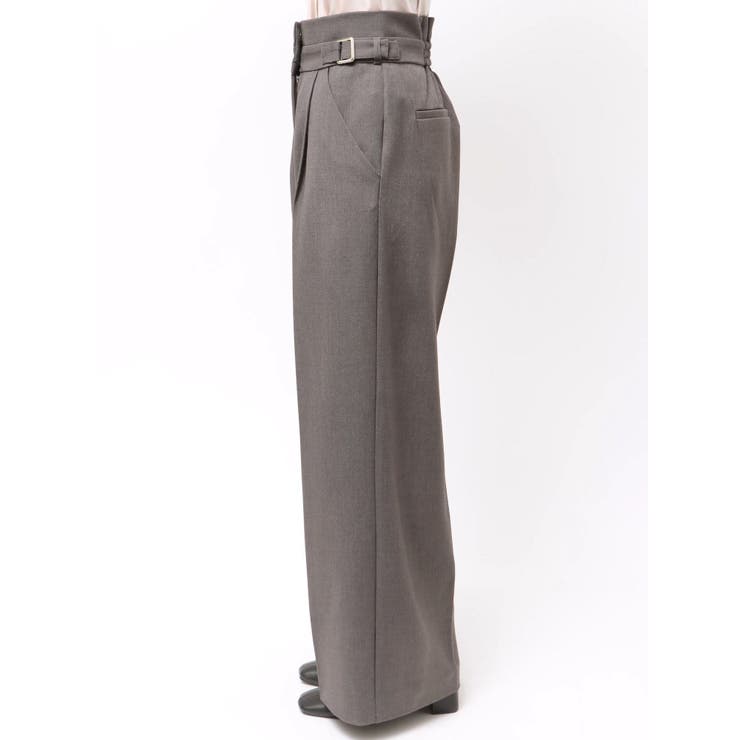 【久間田琳加コラボ】サイドベルトストレートスラックスパンツ | dazzlin | 詳細画像28 