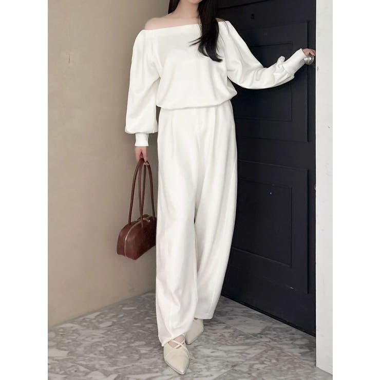 【吉田朱里】バレルレッグスウェットパンツ ※BLACK WEB限定カラー | dazzlin | 詳細画像13 