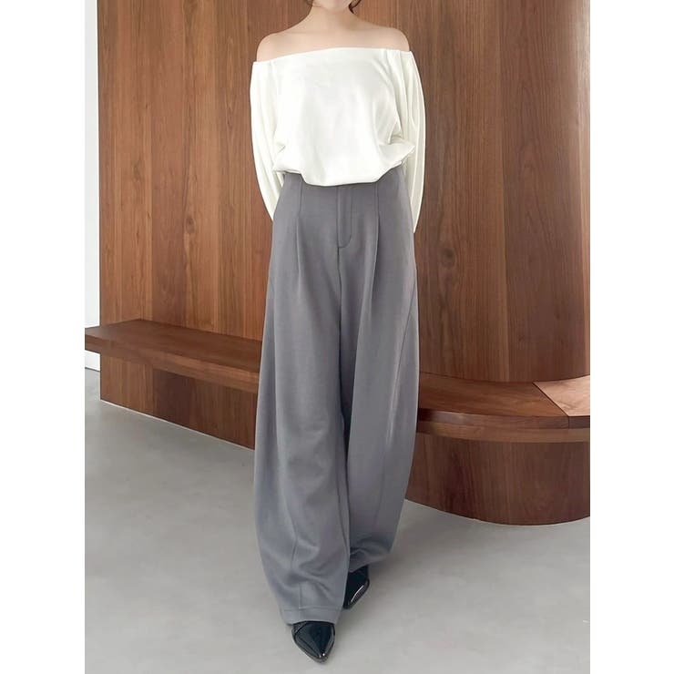 【吉田朱里】バレルレッグスウェットパンツ ※BLACK WEB限定カラー | dazzlin | 詳細画像16 