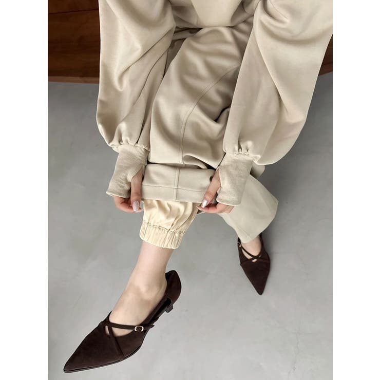 【吉田朱里】バレルレッグスウェットパンツ ※BLACK WEB限定カラー | dazzlin | 詳細画像26 