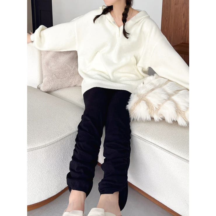 【吉田朱里】温感・セラミド加工くしゅくしゅパンツ | dazzlin | 詳細画像12 