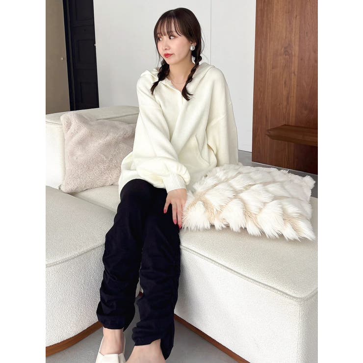 【吉田朱里】温感・セラミド加工くしゅくしゅパンツ | dazzlin | 詳細画像14 