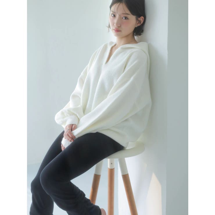 【吉田朱里】温感・セラミド加工くしゅくしゅパンツ | dazzlin | 詳細画像4 