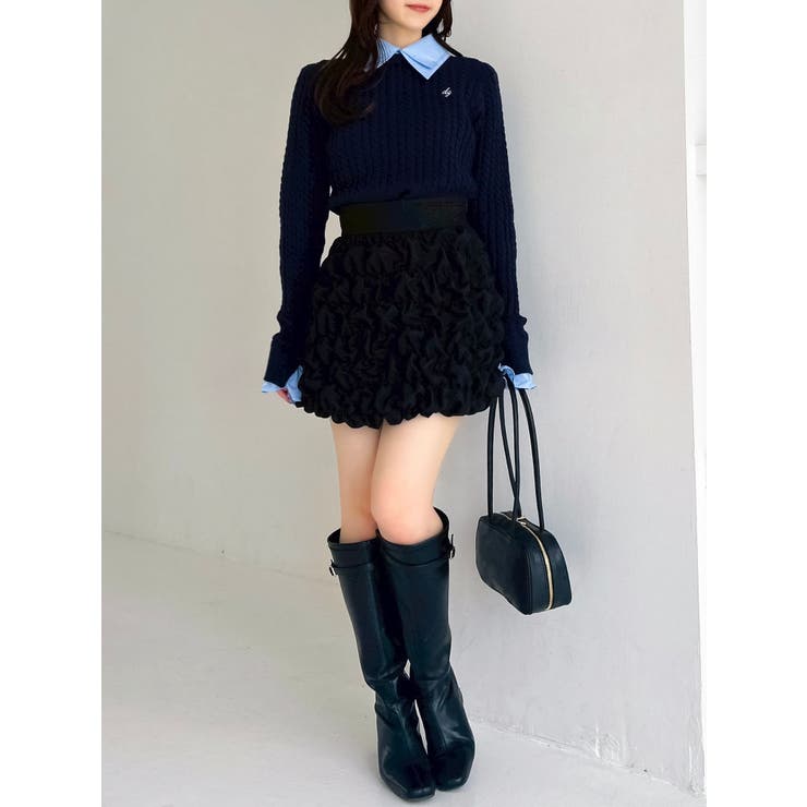 シュリンクミニスカート | dazzlin | 詳細画像4 