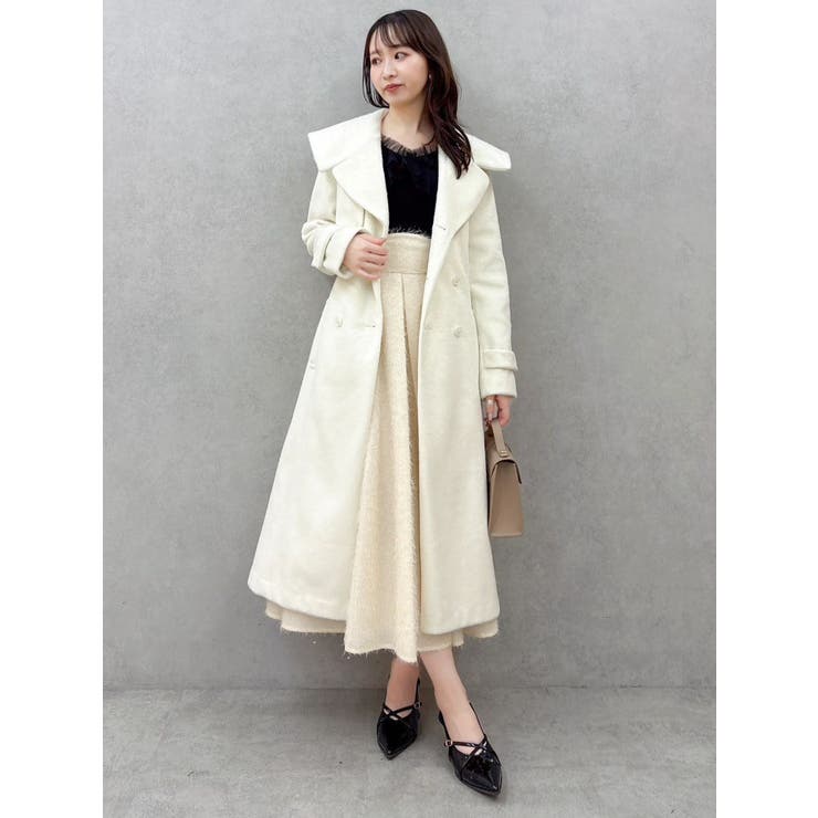 フサフサジャカードフレアスカート | dazzlin | 詳細画像20 