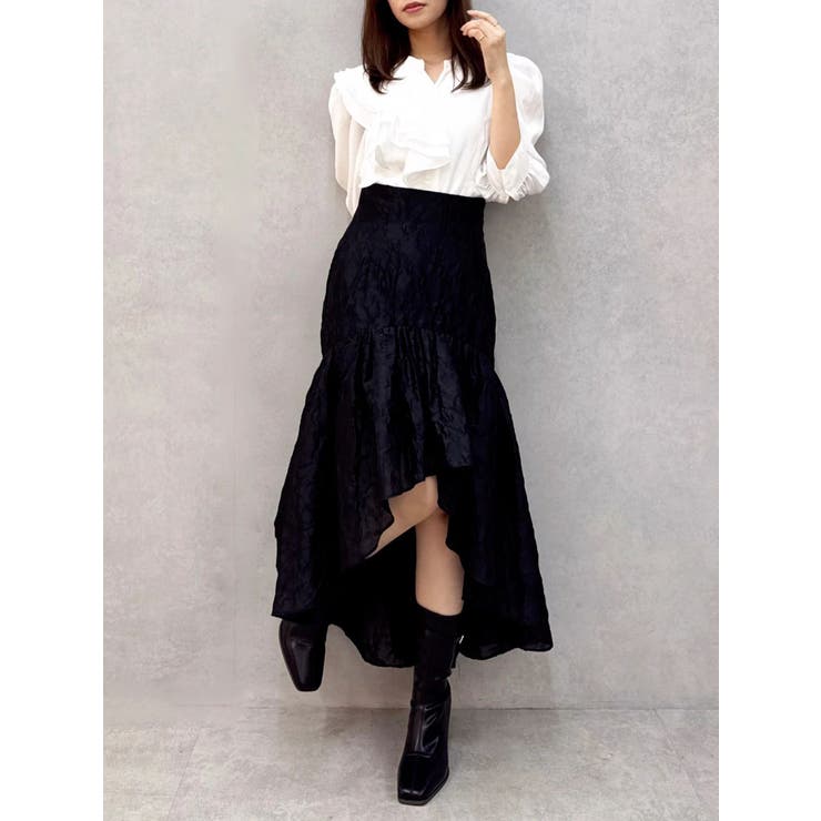 ドットジャカードイレヘムスカート | dazzlin | 詳細画像29 