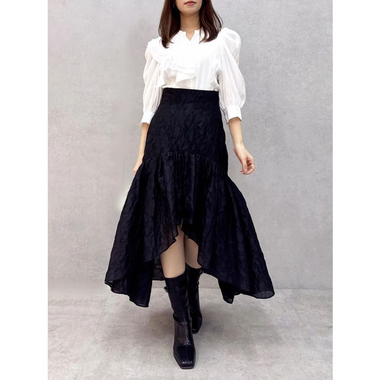 ドットジャカードイレヘムスカート | dazzlin | 詳細画像30 