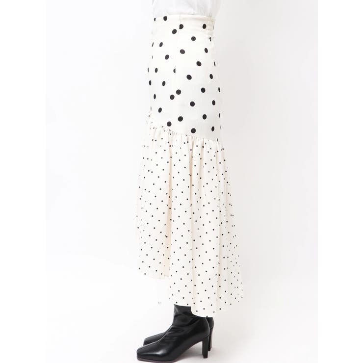 ドットジャカードイレヘムスカート | dazzlin | 詳細画像34 