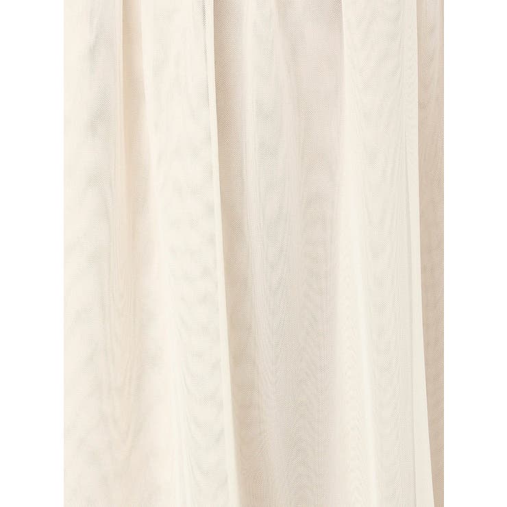 サテンパイピングシアーアシメティアードチュールスカート | dazzlin | 詳細画像25 