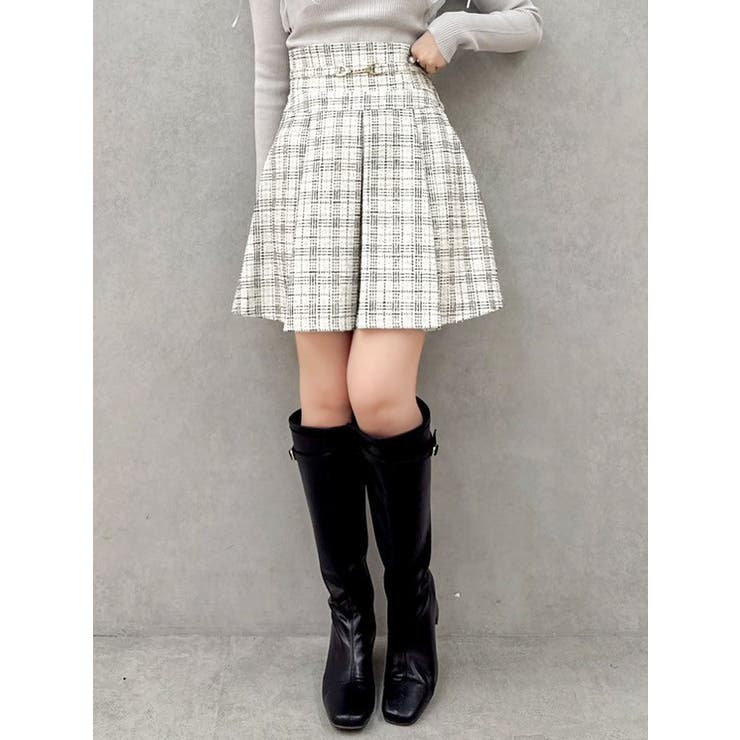 ビットマークフレアミニスカート | dazzlin | 詳細画像1 