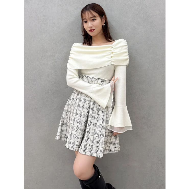 ビットマークフレアミニスカート | dazzlin | 詳細画像12 