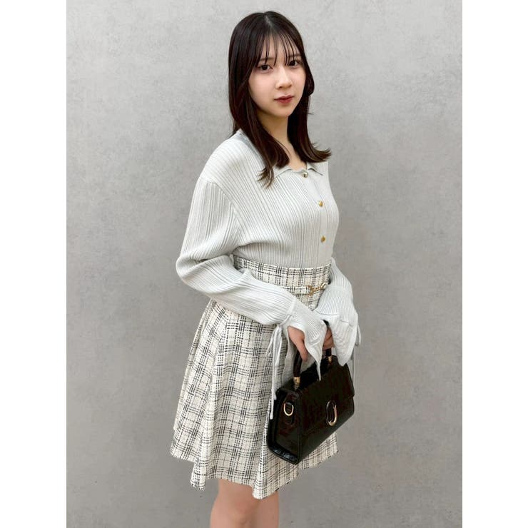 ビットマークフレアミニスカート | dazzlin | 詳細画像15 