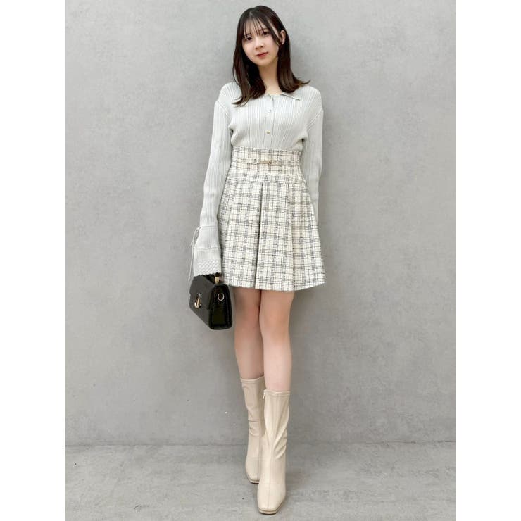 ビットマークフレアミニスカート | dazzlin | 詳細画像16 