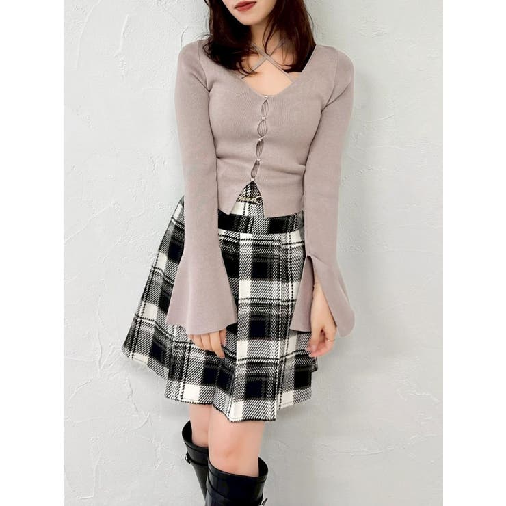 ビットマークフレアミニスカート | dazzlin | 詳細画像25 