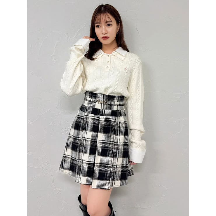 ビットマークフレアミニスカート | dazzlin | 詳細画像26 