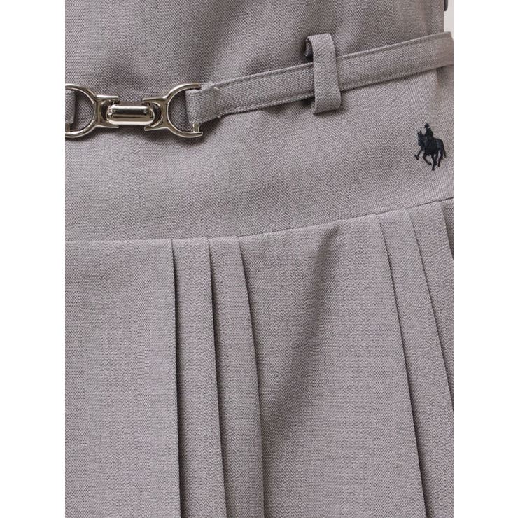 【POLO BCSコラボ】ベルトツキハイウエストプリーツミニスカート | dazzlin | 詳細画像38 