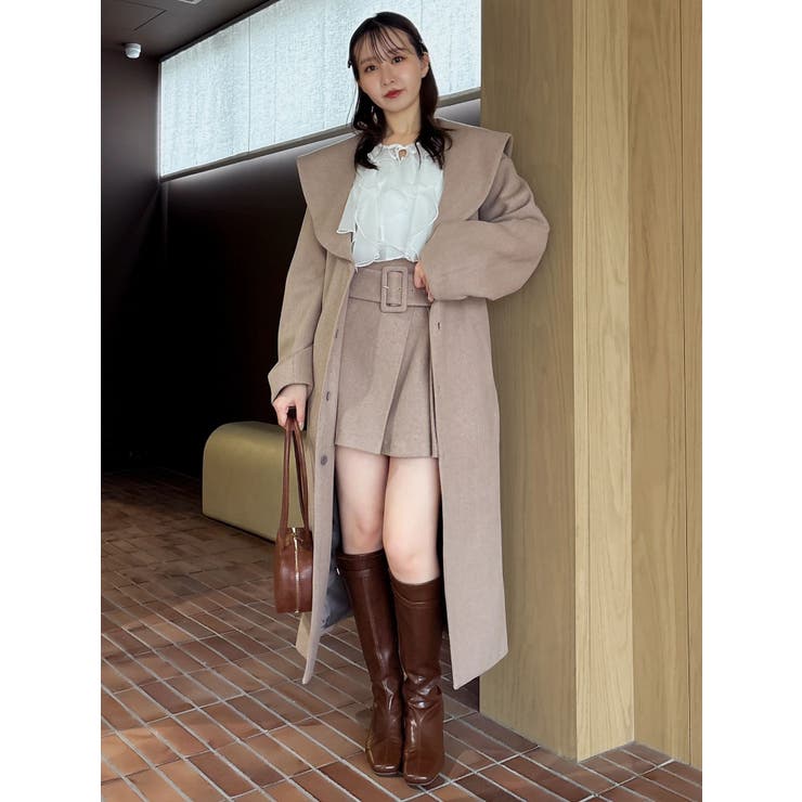 【久間田琳加コラボ】ビッグベルトコンパクトミニスカート | dazzlin | 詳細画像39 