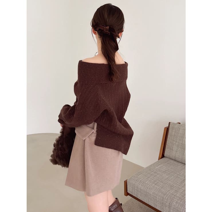 【久間田琳加コラボ】ビッグベルトコンパクトミニスカート | dazzlin | 詳細画像44 